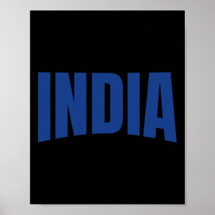 Team India World Cricket Cup Fan Shirt Jersey Poster