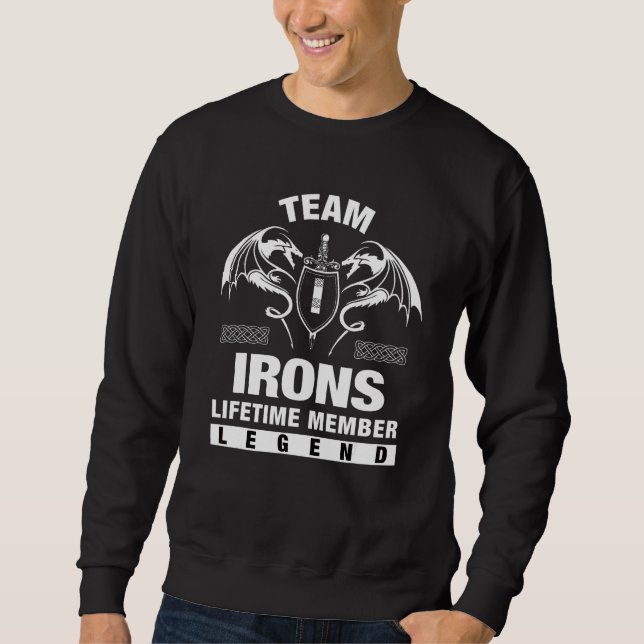 Team Irons Lifetime Member   Sweatshirt (Front)