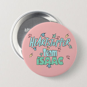 Team Isaac Pink 7.5 Cm Round Badge