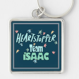 Team Isaac Teal Key Ring