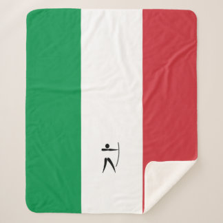 Team Italy Archery Sherpa Blanket