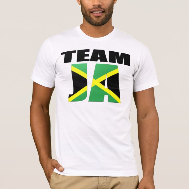 Team Ja Jamaican Flag T-Shirt (Front)