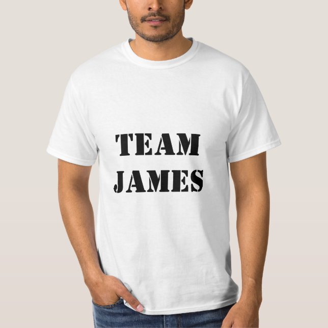 Team James T-Shirt (Front)