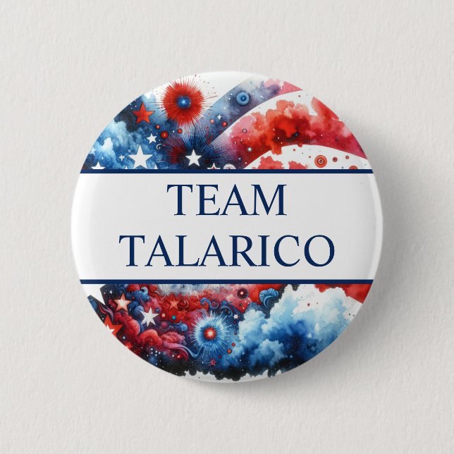 Team James Talarico for President 6 Cm Round Badge (Front)
