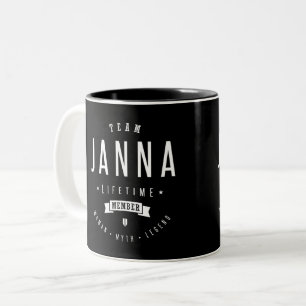 Team Janna Two-Tone Coffee Mug