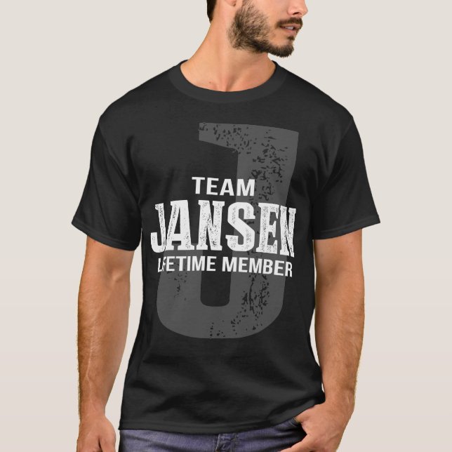 Team JANSEN Lifetime Member T-Shirt (Front)