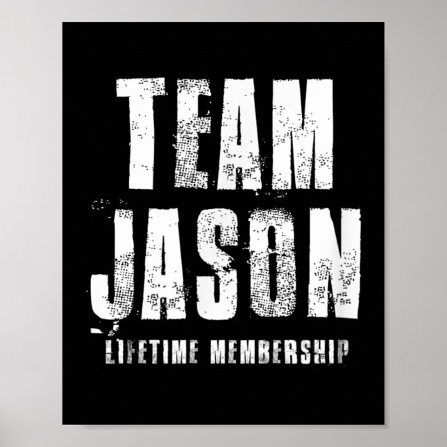 Team Jason Motivational Insrational Proud Family  Poster (Front)