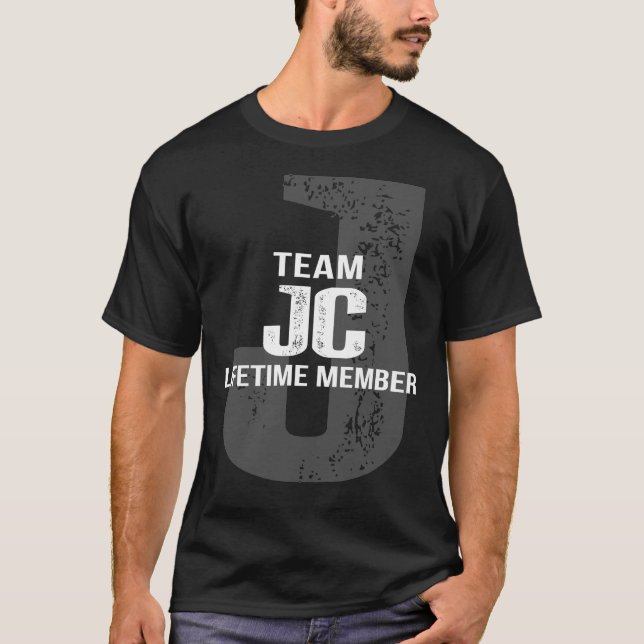 Team JC Lifetime Member T-Shirt (Front)