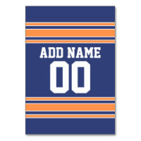 Team Jersey Stripes Custom Name and Number