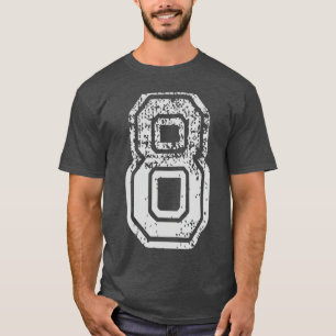 Team Jersey Uniforms Number 8 Eight School Sports T-Shirt