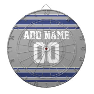 Team Jersey with Custom Name and Number Dartboard