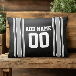 Team Jersey with Custom Name and Number Decorative Cushion