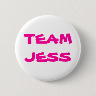 Team Jess 6 Cm Round Badge