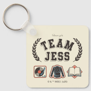 Team Jess Gilmore Girls Design Key Ring