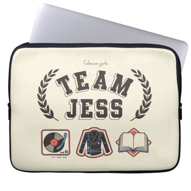 Team Jess Gilmore Girls Design Laptop Sleeve (Front)