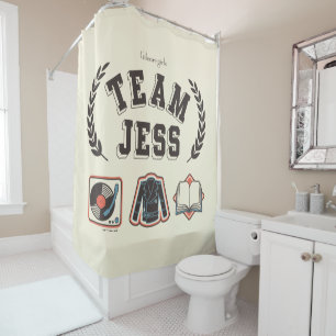 Team Jess Gilmore Girls Design Shower Curtain