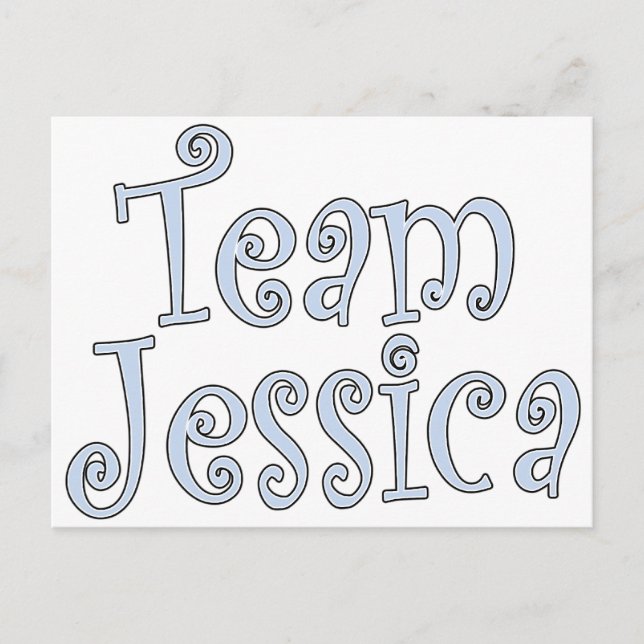 Team Jessica Postcard (Front)