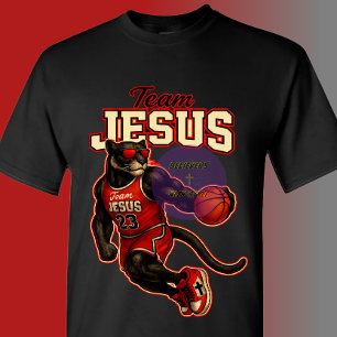 Team JESUS -23 Panther - Christian T-Shirt