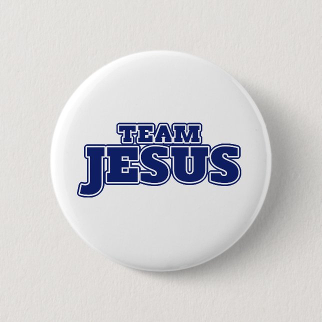 Team Jesus 6 Cm Round Badge (Front)
