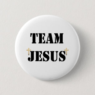 Team Jesus 6 Cm Round Badge