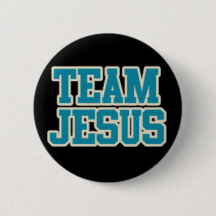 Team Jesus 6 Cm Round Badge
