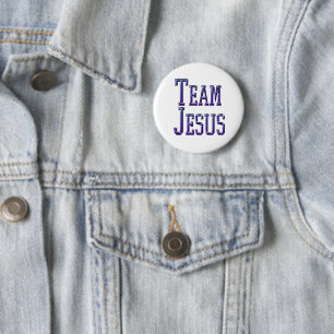 Team Jesus 6 Cm Round Badge