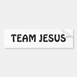 TEAM JESUS BUMPER STICKER