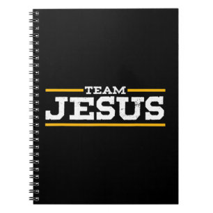 Team Jesus Christ Chrisitian Catholic Orthodox God Notebook