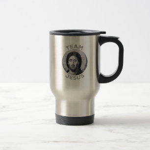 Team Jesus: Christ Pantocrator Icon Travel Mug