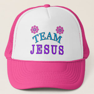 Team Jesus Christian Flat Bill Hats