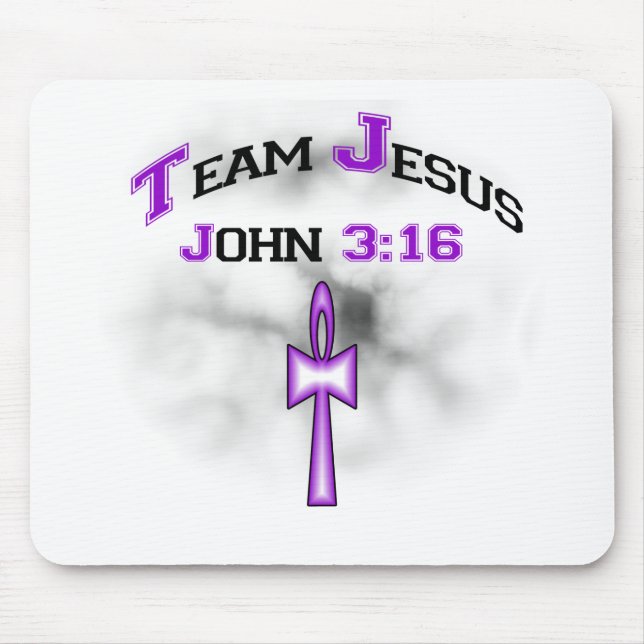 Team Jesus Christian John 316 Mouse Mat (Front)
