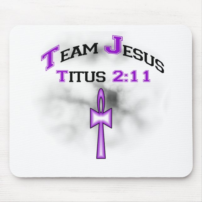 Team Jesus Christian Titus 211 Mouse Mat (Front)
