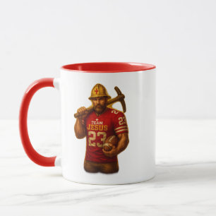 Team JESUS Football 23 - Christian Mug