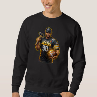 Team JESUS Football 90 - Christian Sweatshirt