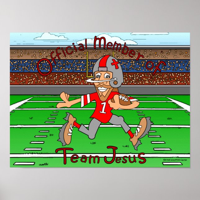 Team Jesus (Football) Poster (Front)