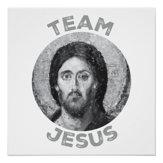 Team Jesus Iconography Item Poster (Front)