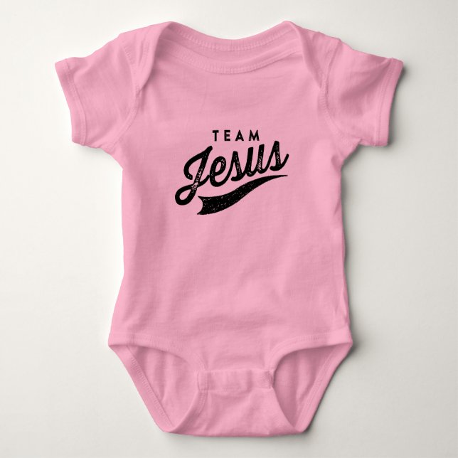 Team jesus logo Baby Shirt (Front)