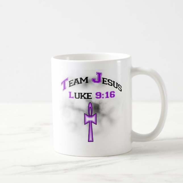Team Jesus Luke 916 Coffee Mug (Right)