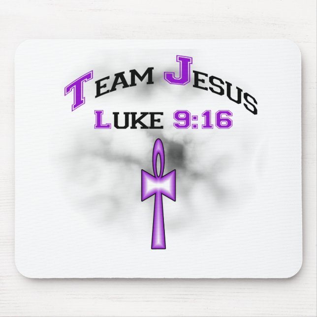 Team Jesus Luke 916 Mouse Mat (Front)