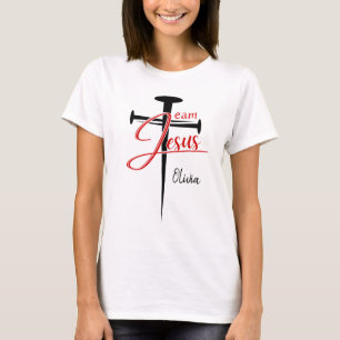  "Team Jesus" personalised T-shirt