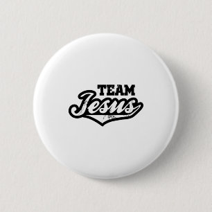 Team Jesus T Shirt 6 Cm Round Badge