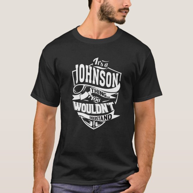 Team JOHNSON Lifetime Member Gifts T-Shirt (Front)