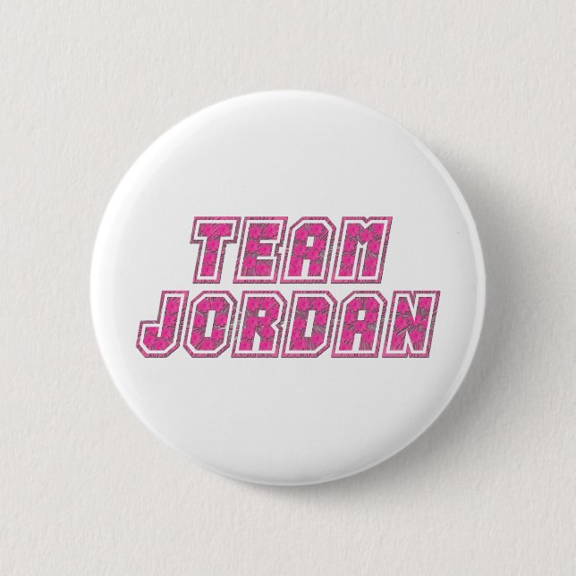 Team Jordan 6 Cm Round Badge (Front)