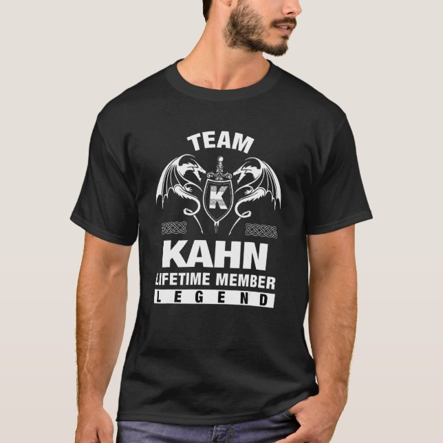 Team Kahn Lifetime Member T-Shirt (Front)