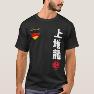 Team Karate Uechi Ryu German Flag Japanese Martial T-Shirt