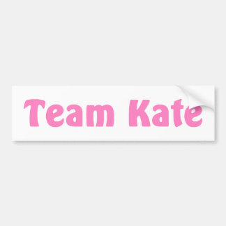 Team Kate Bumper Sticker