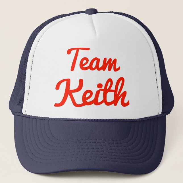 Team Keith Trucker Hat (Front)