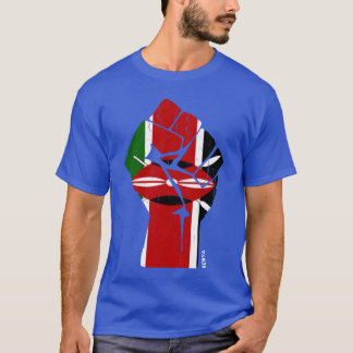 Team Kenya Flagee vintage T-Shirt