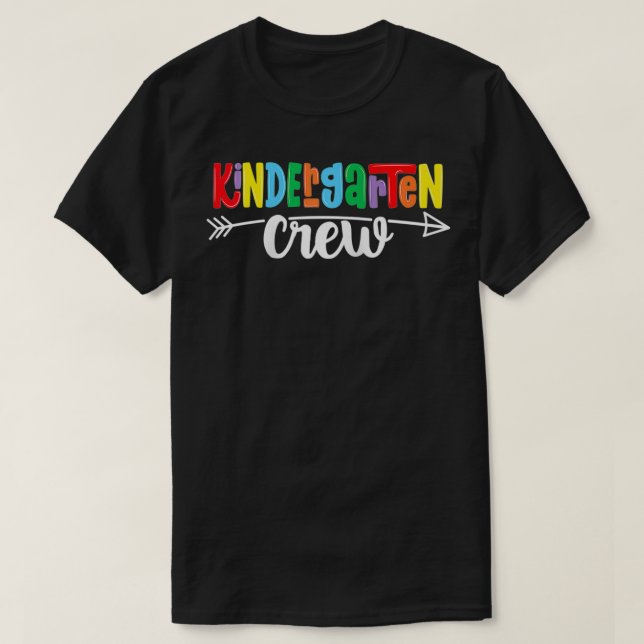 Team Kindergarten Crew  T-Shirt (Design Front)