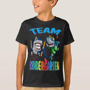 Team Kindergarten Shark Back To School T-Shirt
